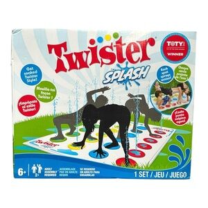 Hasbro Twister Splash Water Game for Kids – Backyard Sprinkler Outdoor Fun